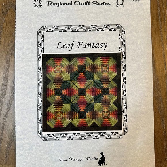 NEW LEAF FANTASY Needlepoint Chart from Nancy's Needle - Picture 4 of 5